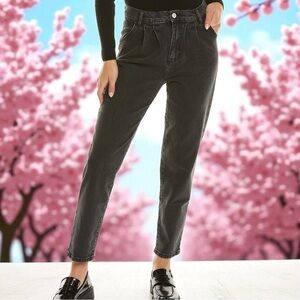 NWOT C/E by Current Elliott ‘Pleated Skinny Jean’ in “Gravity” Wash Size 25